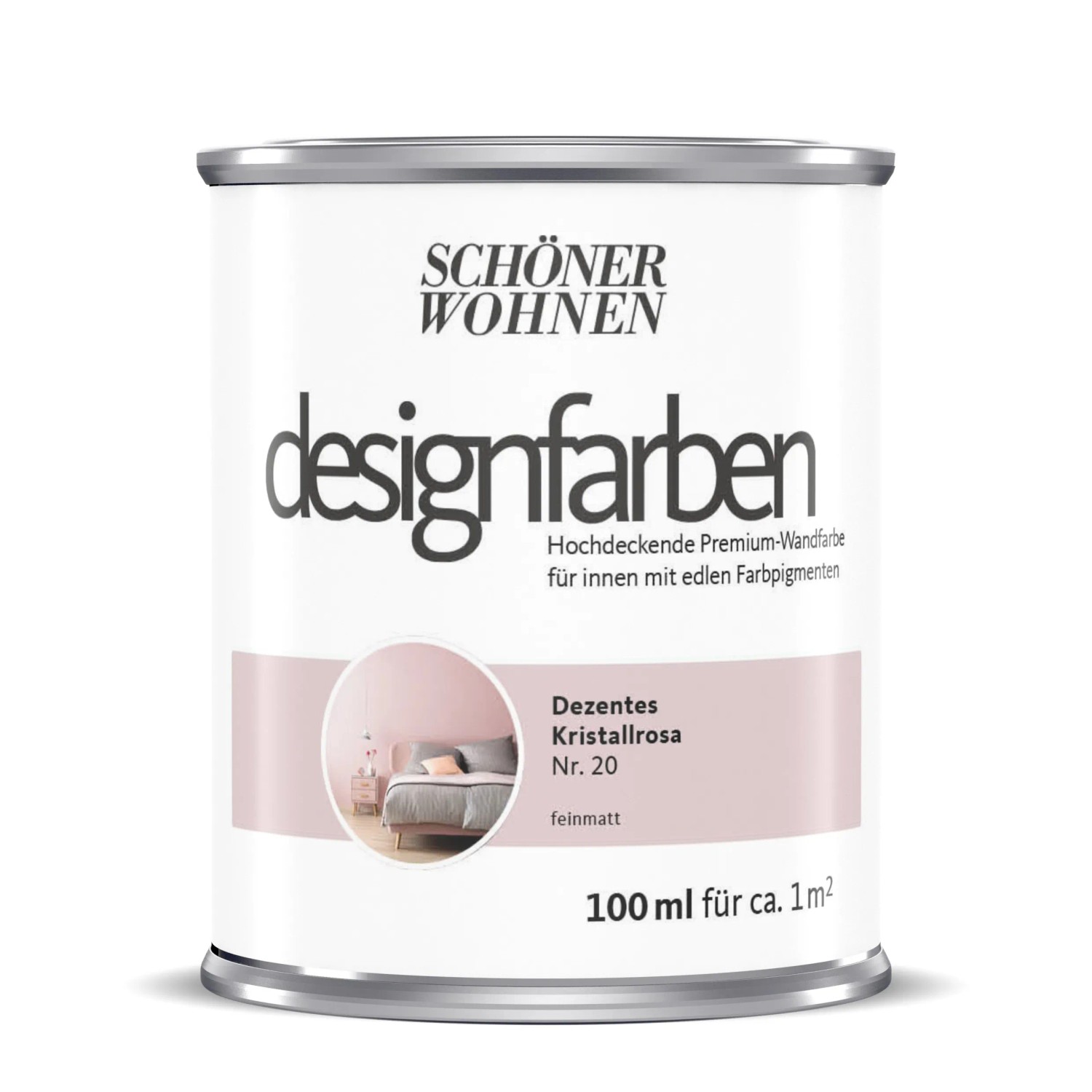 Schöner Wohnen Designfarben Dezentes Kristallrosa 100 ml