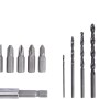 Bit- und Bohrersatz für CMI Akkuschrauber, verschiedene Größen und Formen.