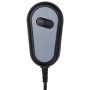 Fernbedienung für elektrischen Massagesessel, weinrot, zur Steuerung von Massage und Liegefunktion.