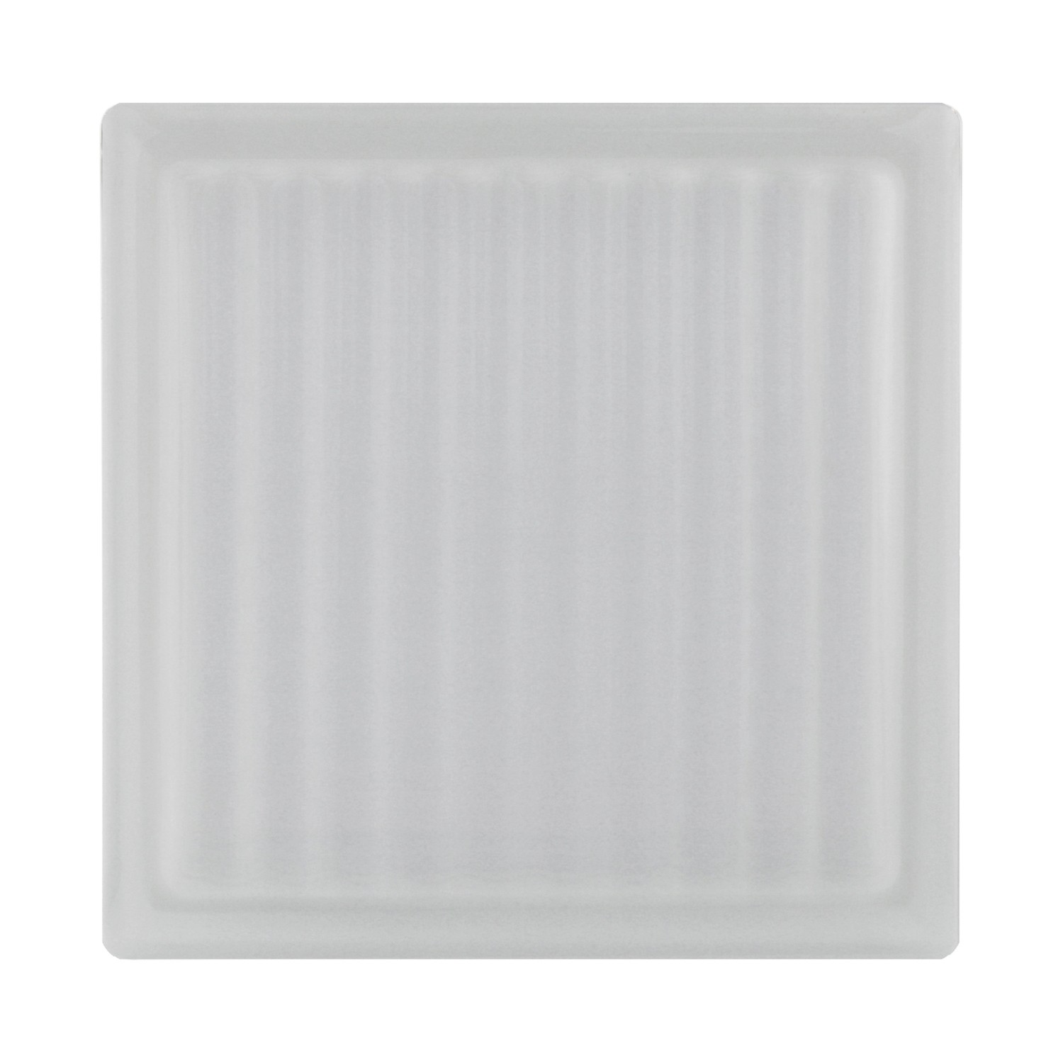 Thermo Block Gekreuzt Ug 1,2 2-seitig satiniert 19 cm x 19 cm x 12 cm