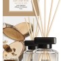 ipuro ESSENTIALS Raumduft Cedar Wood 50ml mit Duftstäbchen und Verpackung.