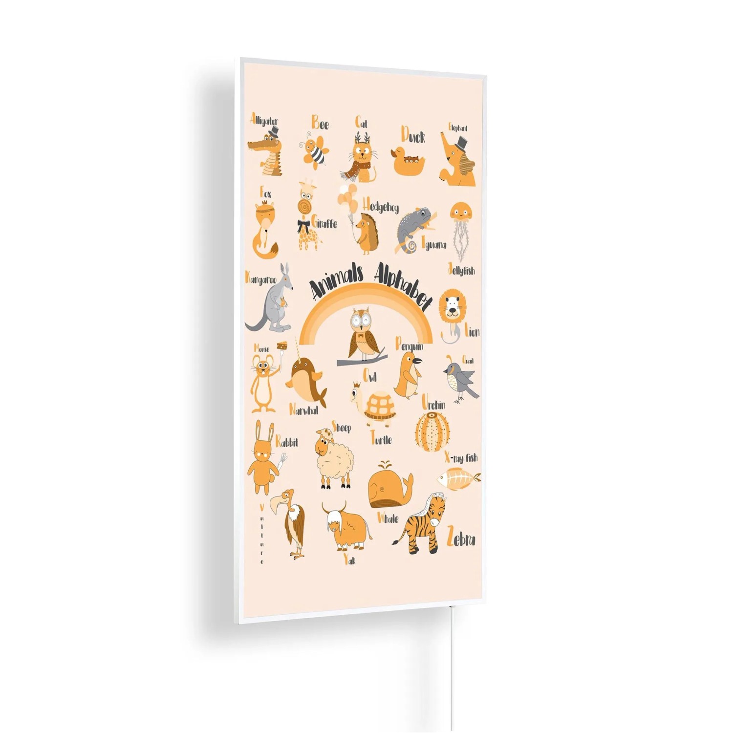 Könighaus Infrarotheizung Animal ABC Kinderzimmer Edition 1.000 W