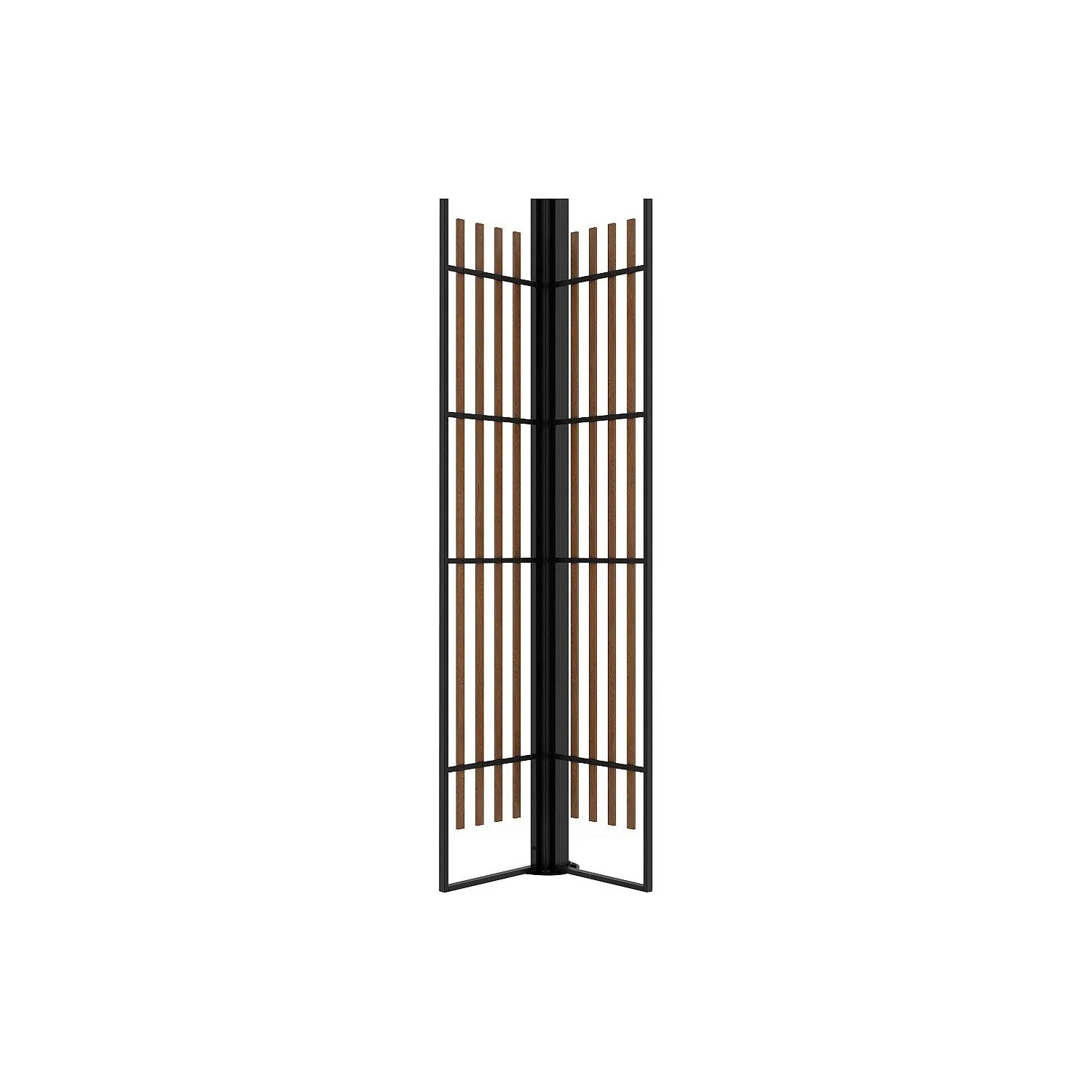 Vente-unique Zubehör Für Terrassenüberdachung  Pergola Und Pavillon Mazara Schwarz  Naturfarben Hell 37.5 cm