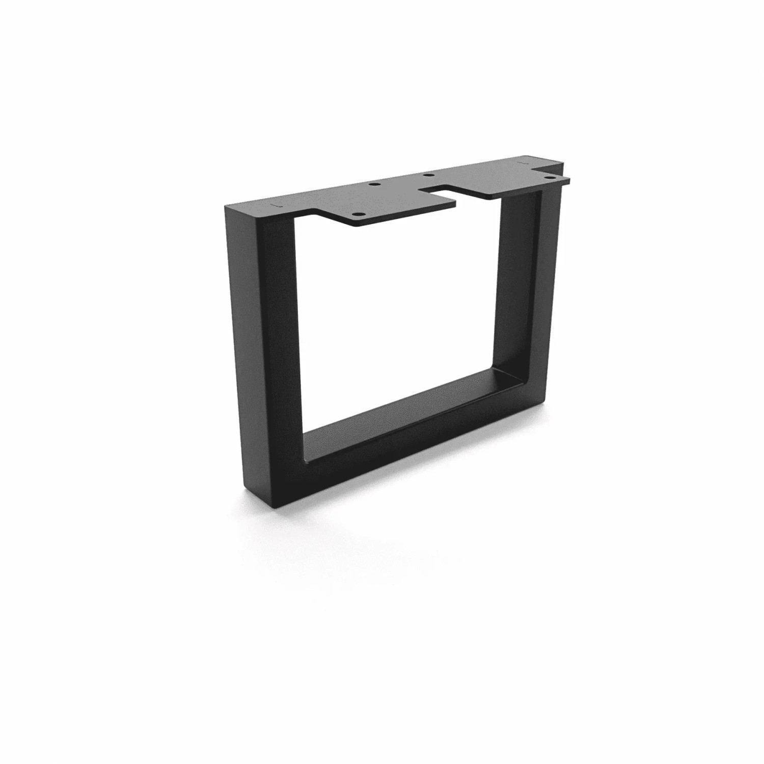 HEVVA Möbelbein GRAZ 15 cm Hoch 20 cm Tief 1 Stück Schwarz