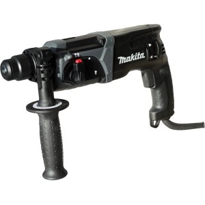 Makita Kombihammer HR2470BX40 in Schwarz, Jubiläumsmodell für SDS+ mit 24 mm Aufnahme.