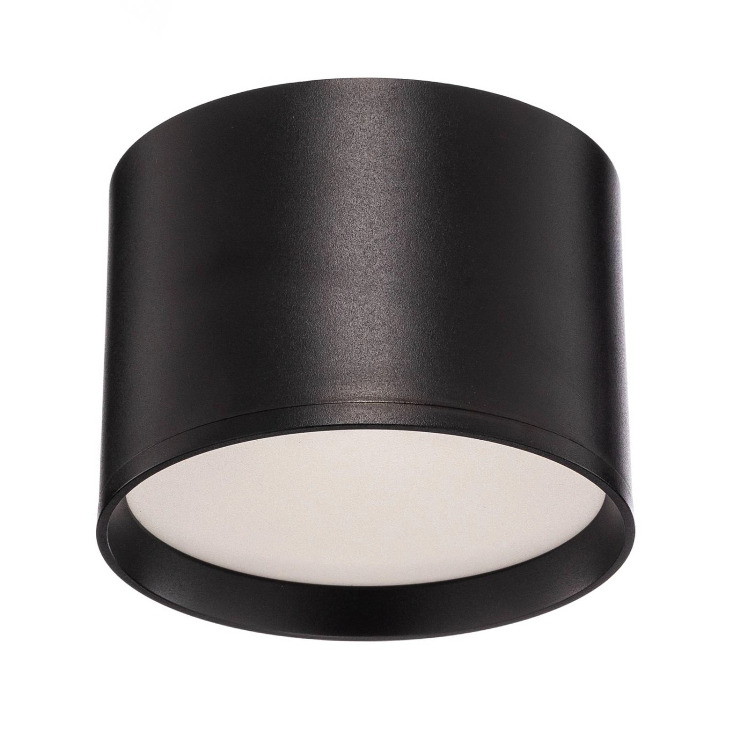 Lindby LED Deckenlampe Nivoria 10020112 Modern in Schwarz aus Aluminium 1-flammig Wohnzimmerleuchte