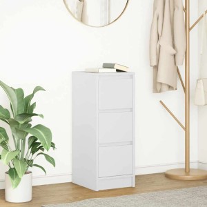 vidaXL Sideboard Weiß 29,5x34x76 cm Holzwerkstoff 861634