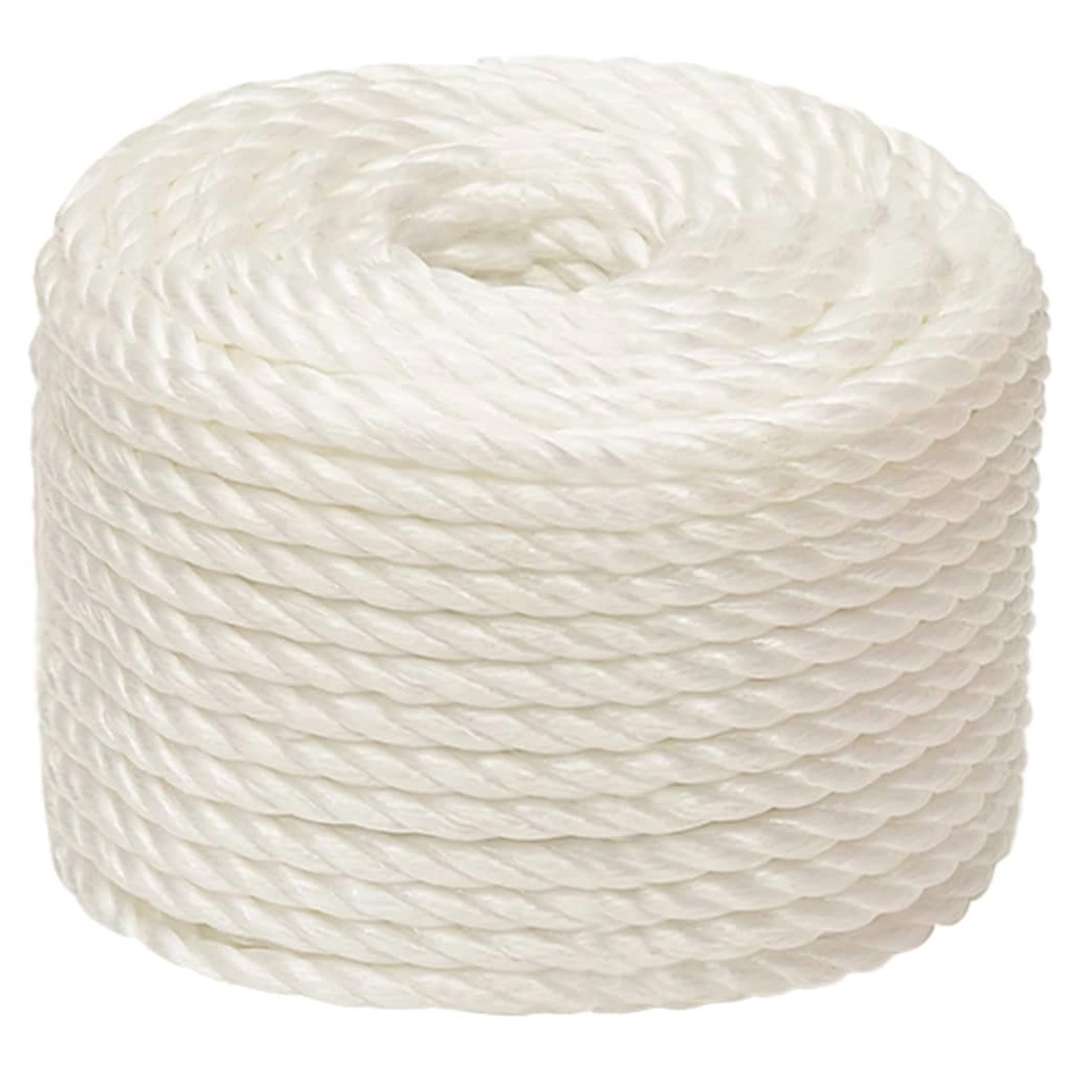 vidaXL Arbeitsseil Weiß 10 mm 25 m Polypropylen 153050