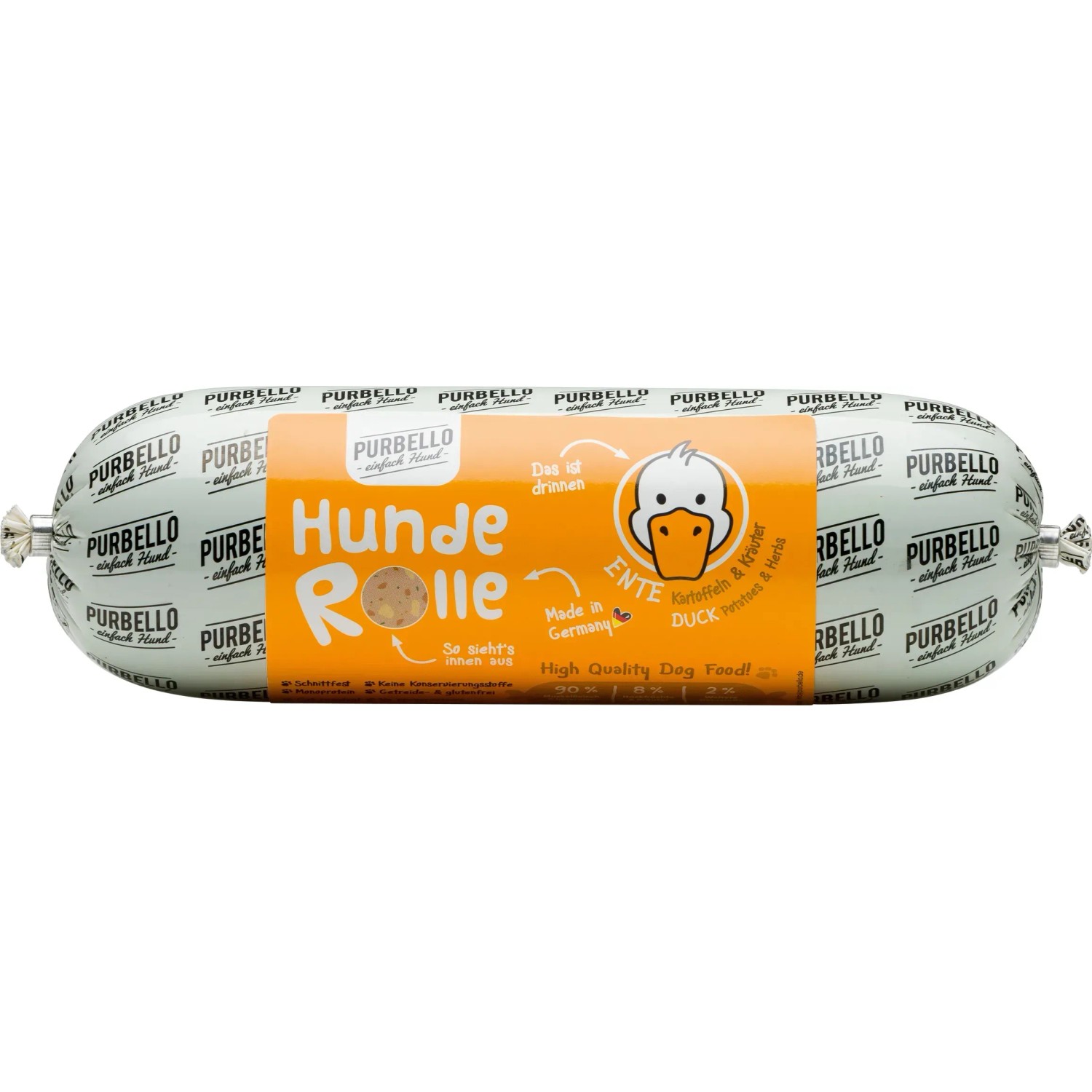 Purbello Hunderolle Ente mit Kartoffeln/Kräutern 800 g