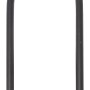 Schwarzes Abus Bügelschloss U Lock 7601 für Fahrräder.
