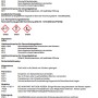 Sicherheitsdatenblatt mit Gefahrenhinweisen und Sicherheitsvorkehrungen.