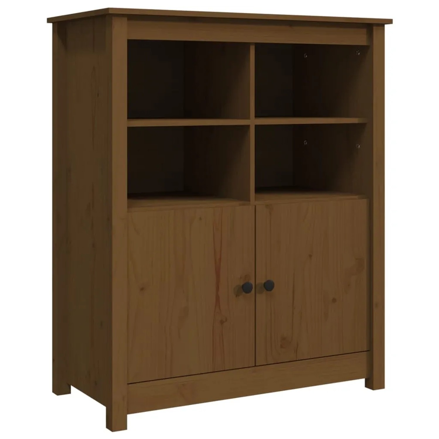 vidaXL Sideboard Honigbraun 83x41,5x100 cm Massivholz Kiefer 821515