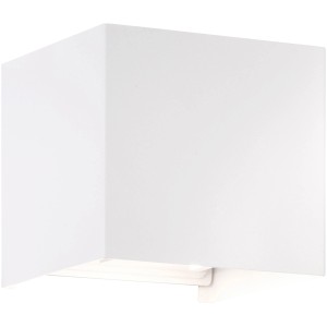 Weiße, eckige LED-Wandleuchte Wall von Fischer & Honsel, 2x3W, 540lm. Moderne Wandlampe für Innenräume.