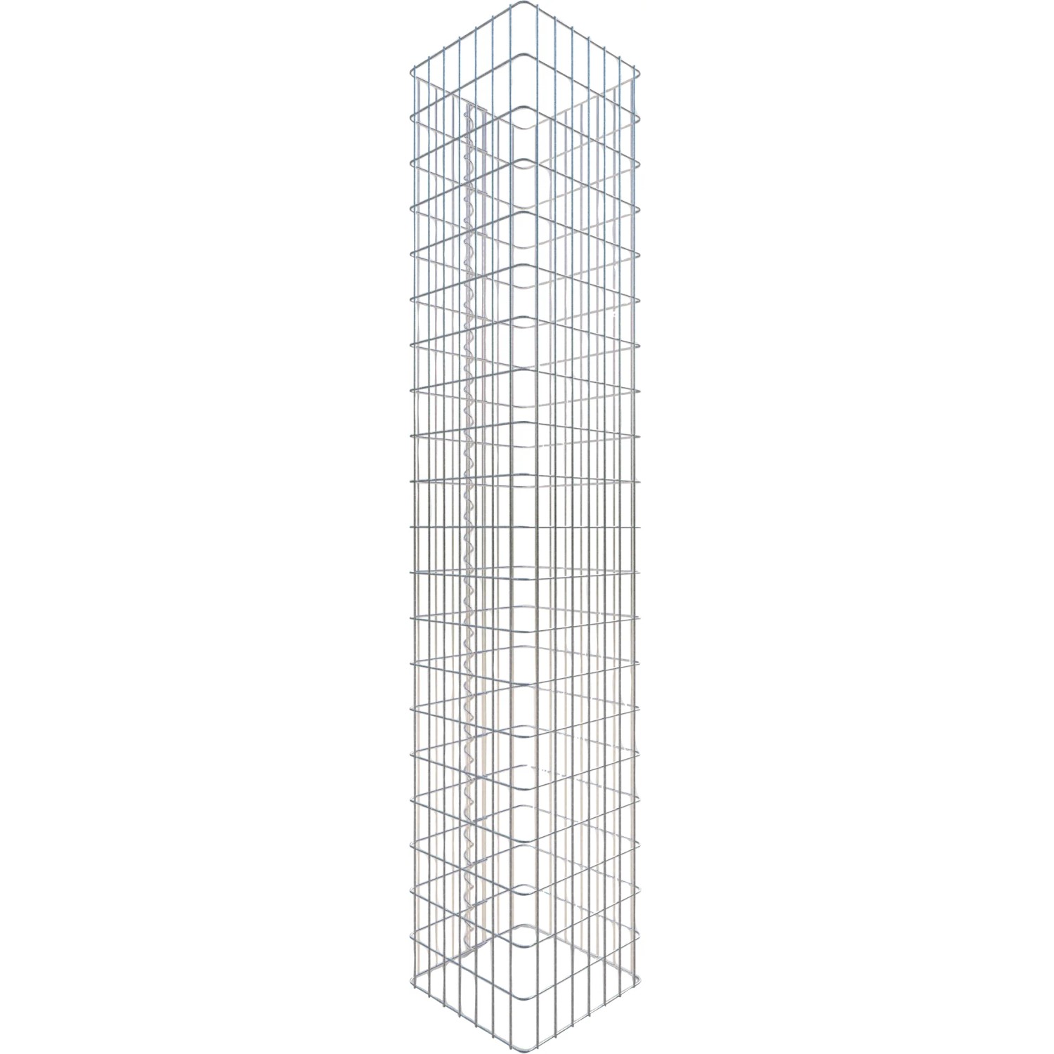 Gabiona Gabionen-Säule eckig 200 x 37 x 37 cm Maschenw 5 x 10 cm