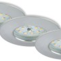 Briloner LED-Einbauleuchten Attach, 3er-Set aus Aluminium, für den Innenbereich.