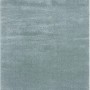 Blauer Floornovo Kurzflor Teppich, einfarbig, 230x160 cm. Schlichtes Design für Wohnräume.