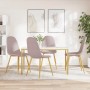 vidaXL Esszimmerstühle 4 Stk Rosa Samt 325683_2