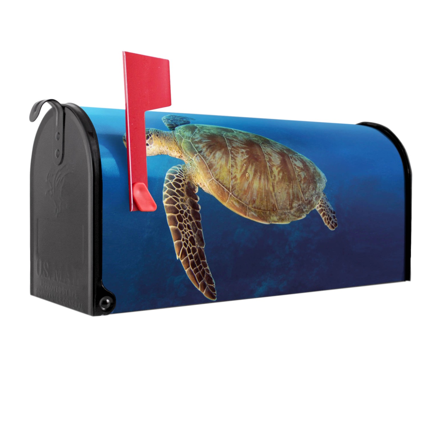 Banjado Amerikanischer Briefkasten Schwarz 48x22x16cm US Mailbox Letterbox günstig online kaufen