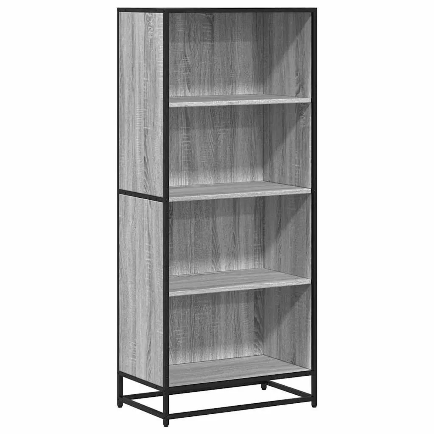 vidaXL Bücherregal Grau Sonoma 60x35x139 cm Holzwerkstoff 3300843 günstig online kaufen