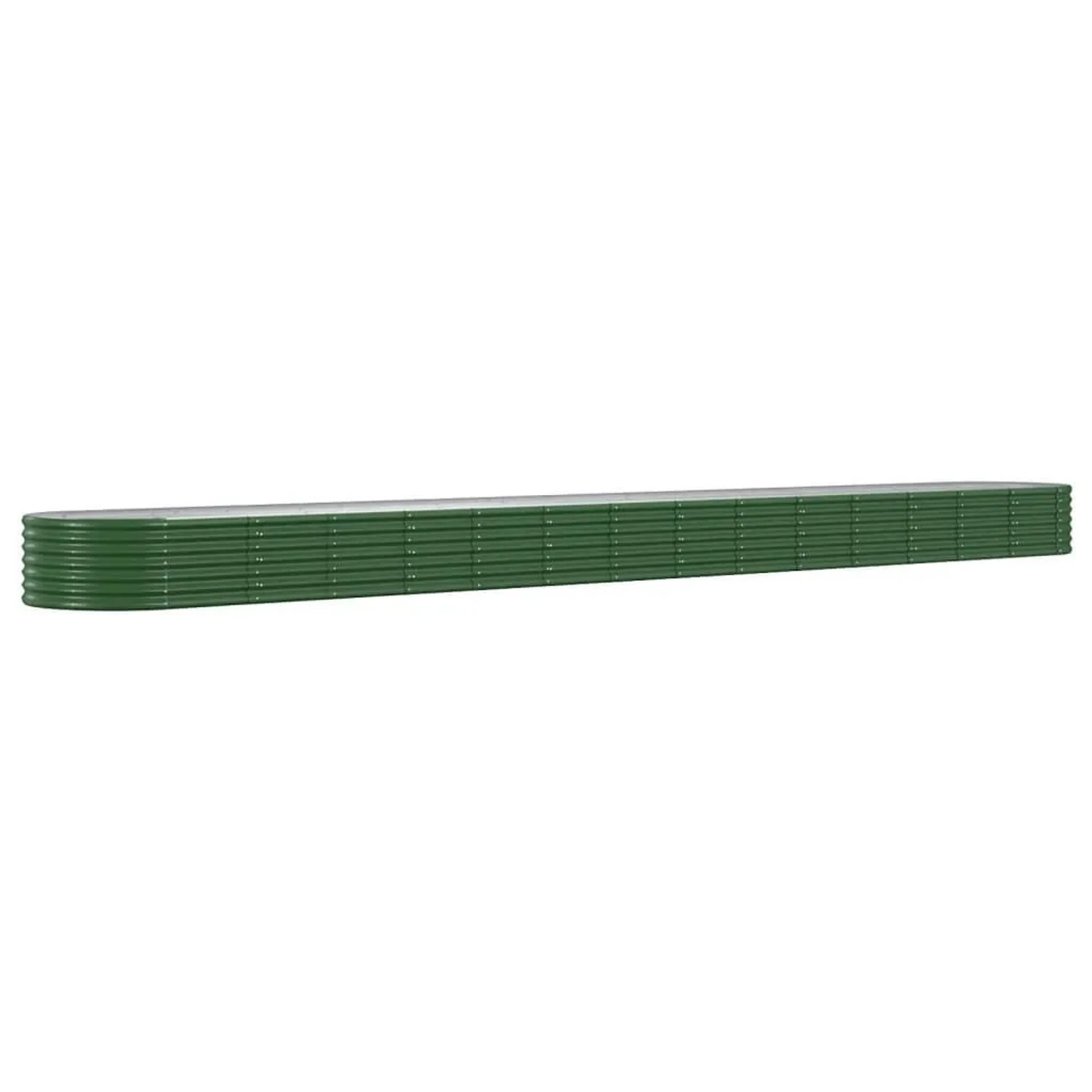 Furnicato Hochbeet Verzinkter Stahl 620x80x36 Cm Grün