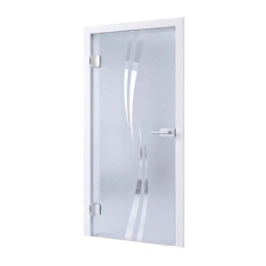 Doorlegro Glasdrehtür Lattice 959 mm x 1.972 mm DIN rechts