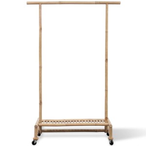 vidaXL Kleiderständer Bambus 242496