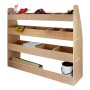 Monstershop VW Caddy Regal Set: Holzregal mit Fächern für Autozubehör und Werkzeug.