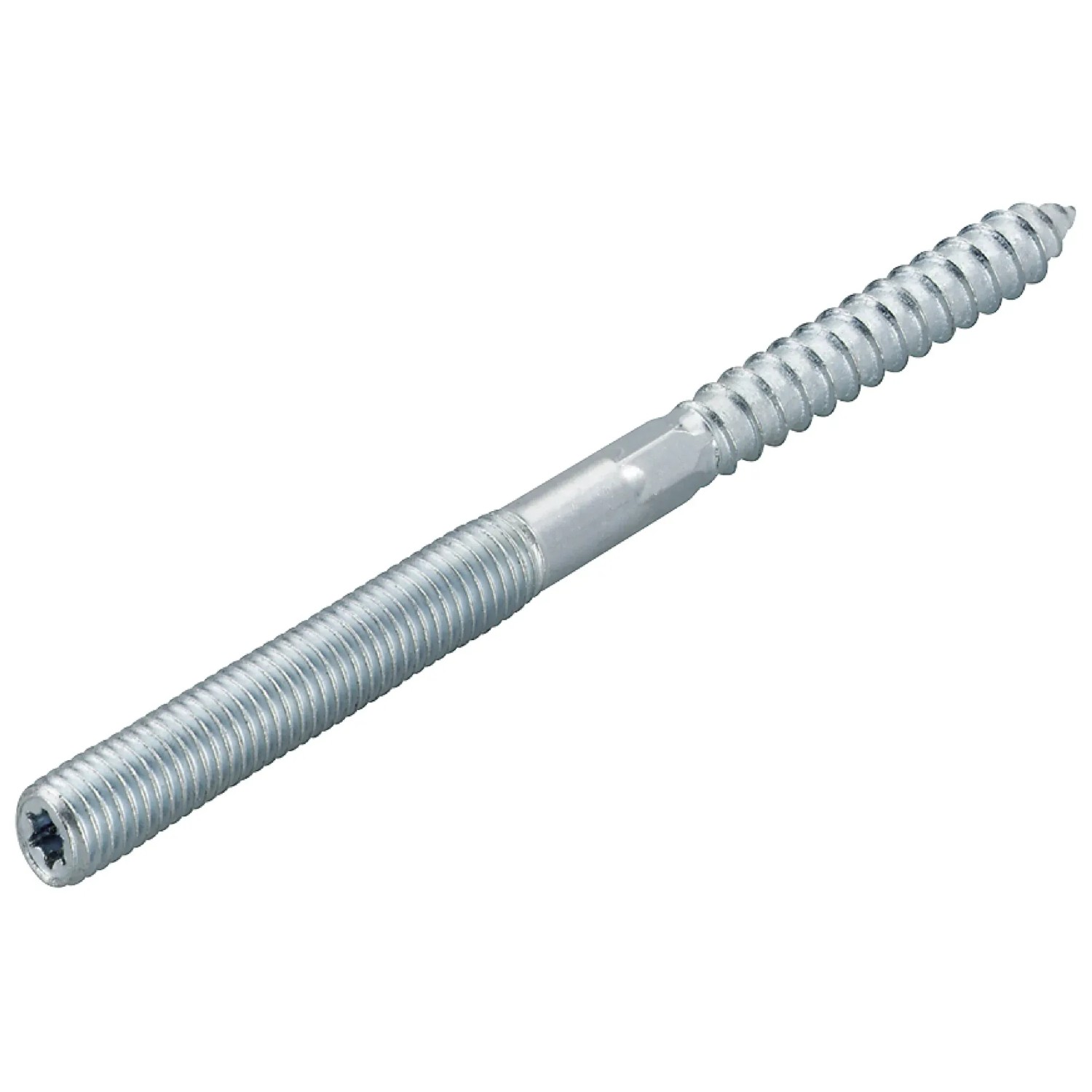 Fischer Universaldübel UX mit Stockschraube STS, 10x140mm, 4 Stück, silberfarben.
