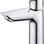 Grohe QuickFix Waschtischarmatur Start Alira M-Size in Chrom, Einhandmischer für Waschbecken.