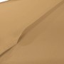 Detailaufnahme: Sandfarbener Bezug des Schneider Marktschirms Jumbo Ø 400 cm.