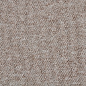 Beige Schatex Teppichfliese mit Schlingenstruktur, ideal für Büro und Schlafzimmer.
