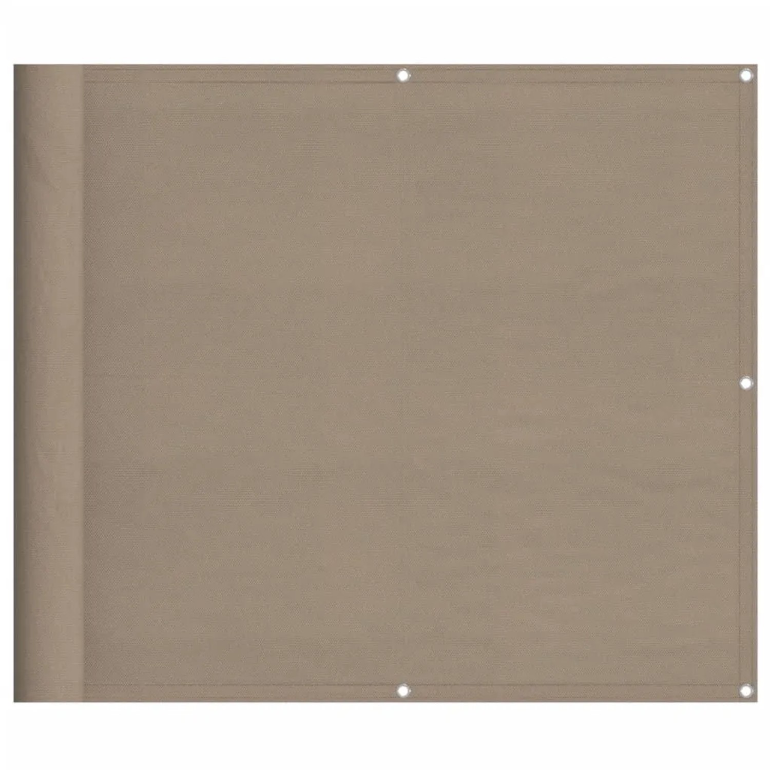 vidaXL Balkon-Sichtschutz Taupe 90x800 cm 100 % Polyester-Oxford 4000243 günstig online kaufen