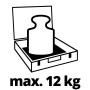 Einhell E-Box Werkzeugkoffer mit Gewichtsangabe max. 12 kg.