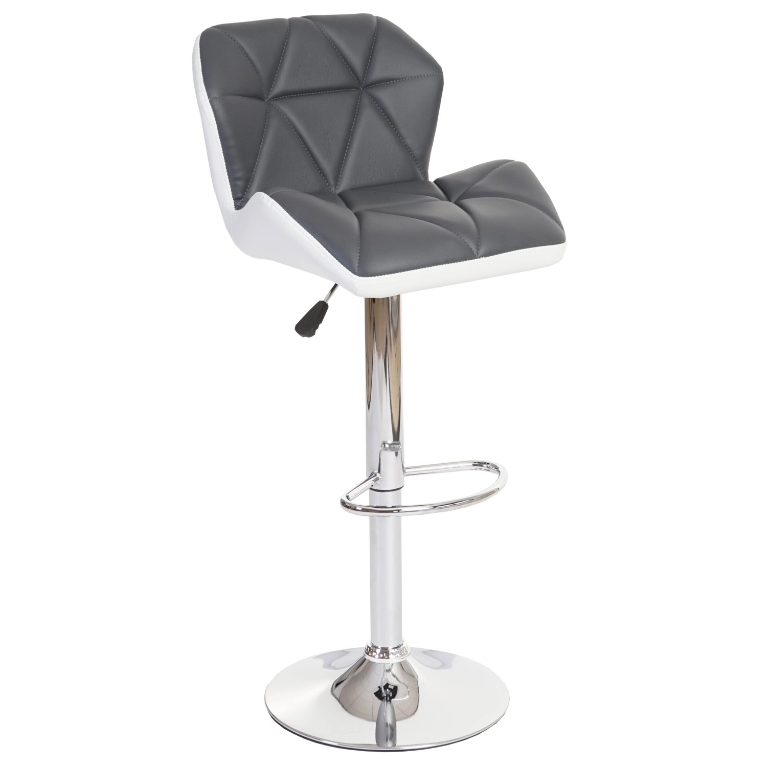 PROREGAL Barhocker Mit Lehne Sitzhöhe 62-83cm Höhenverstellbar Kunstleder G günstig online kaufen