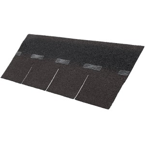 Skan Holz Bitumenschindeln, schwarz, 2m², zur Dacheindeckung von Gartenhäusern.