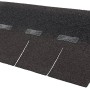 Skan Holz Bitumenschindeln, schwarz, 2m², zur Dacheindeckung von Gartenhäusern.