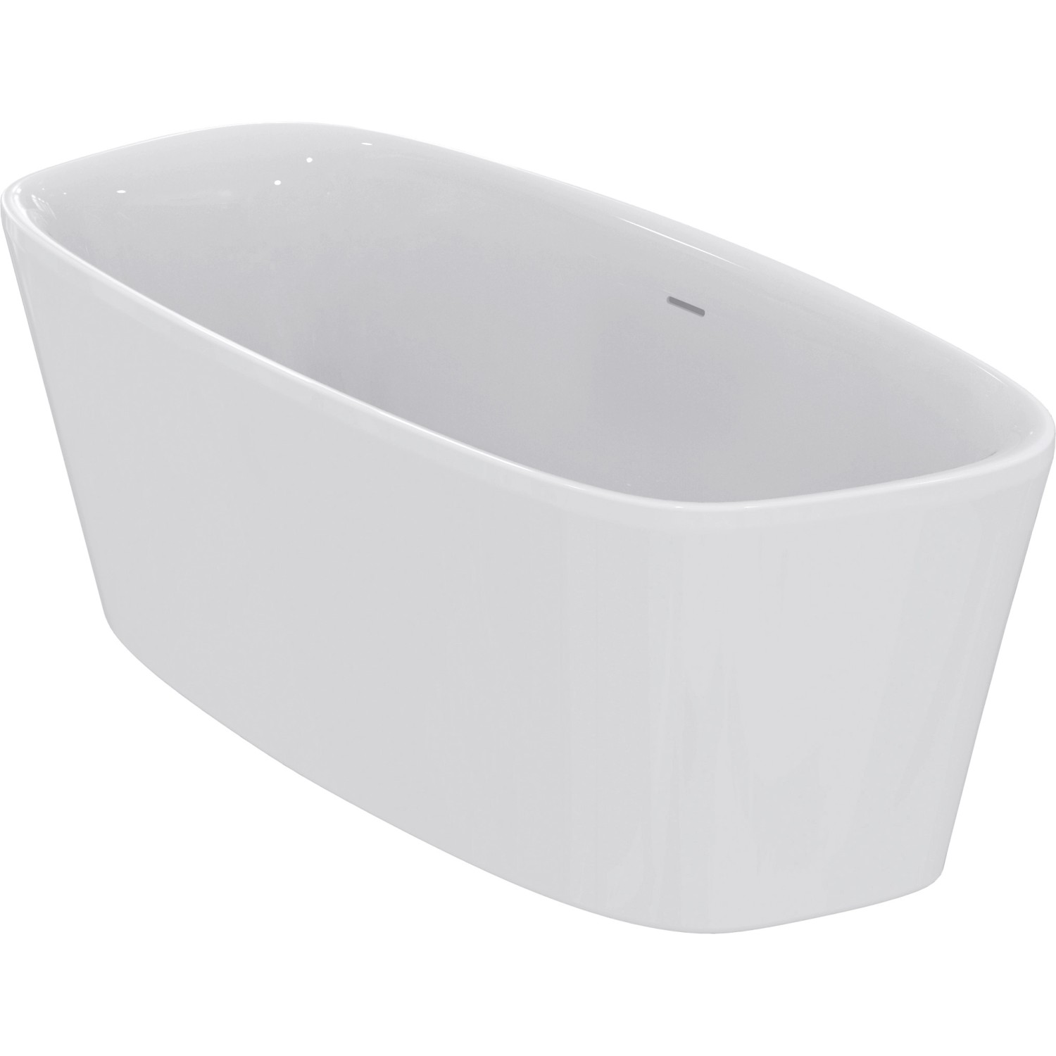Ideal Standard Oval-Badewanne Dea freistehend 180 cm x 80 cm Weiß