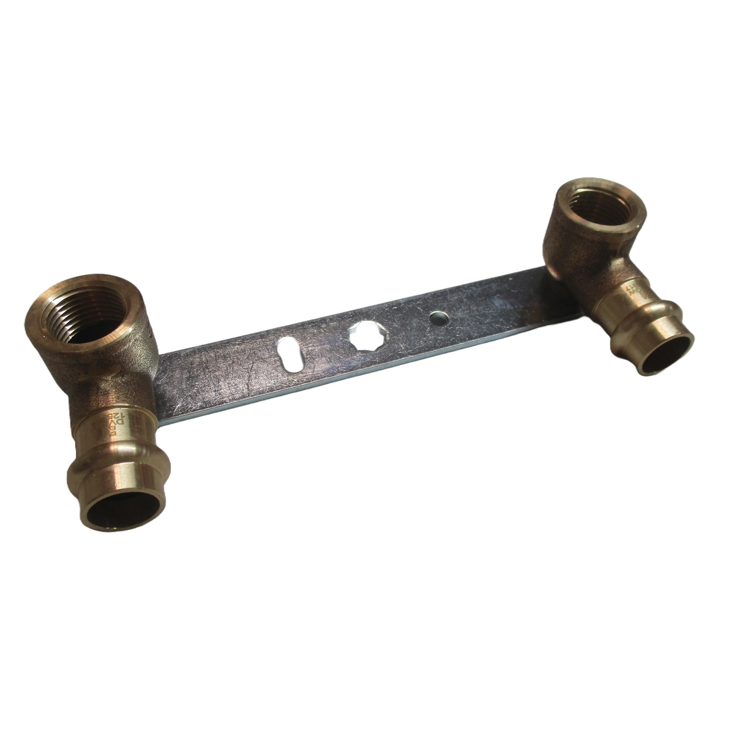 Kirchhoff RG-Montageeinheit 1 Muffe Blank 15 x 18,7 mm (1/2 Zoll IG) Stichmaß 150 mm