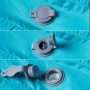 vidaXL Selbstaufblasende Isomatte mit Kissen Blau 4007096_4