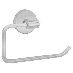 Tesa Nooblesse Toilettenpapierhalter in Edelstahloptik zur Wandmontage ohne Bohren.