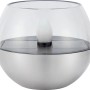 Solar-LED-Leuchte, silber/transparent, Ø 10cm, für stimmungsvolle Deko im Außenbereich.
