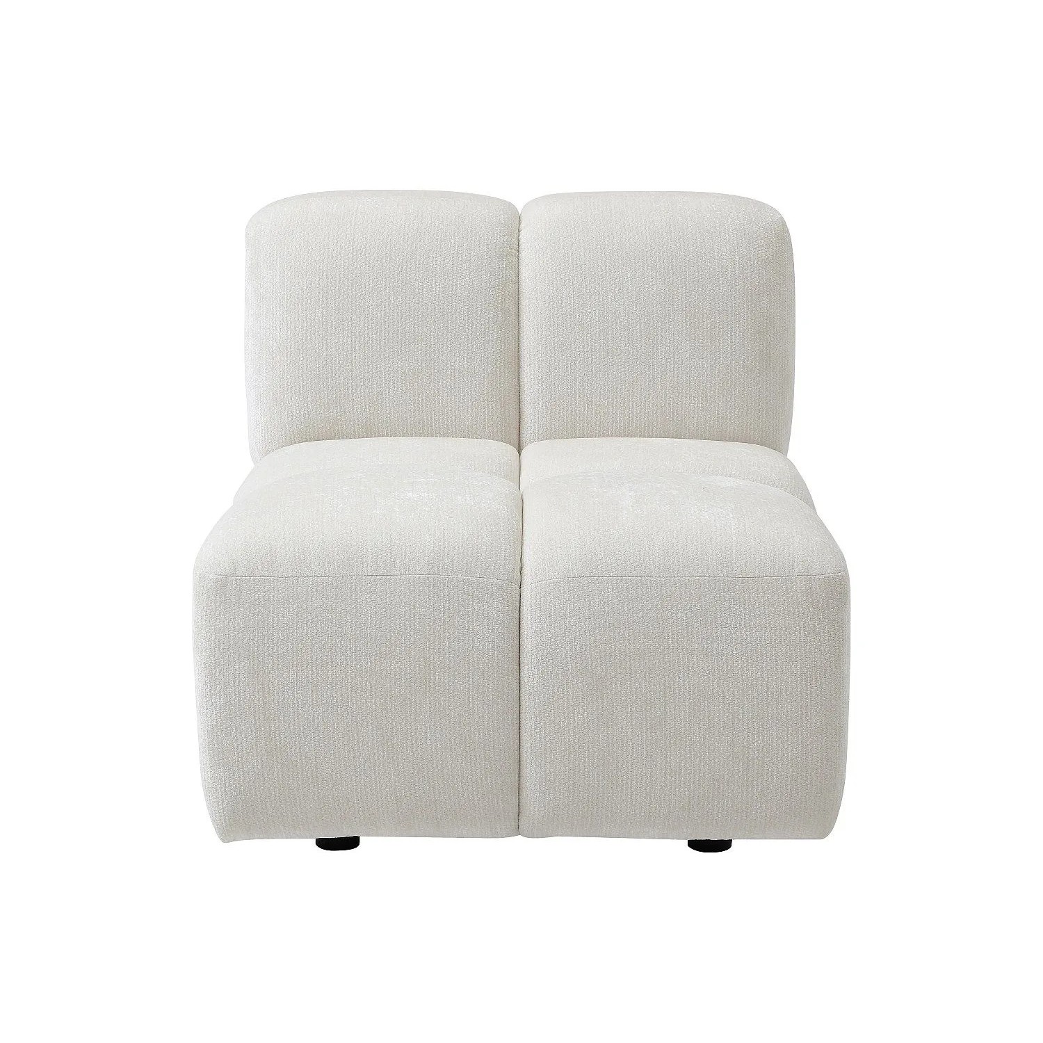 Vente-unique Sessel Mit Gerader Rückenlehne Carlivi Gebrochenes Weiß 78 cm