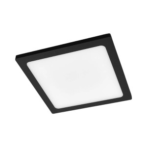 Lucande LED Deckenleuchten Mabella 9619108 mit Bewegungsmelder Modern in Schwarz aus Aluminium 1-flammig