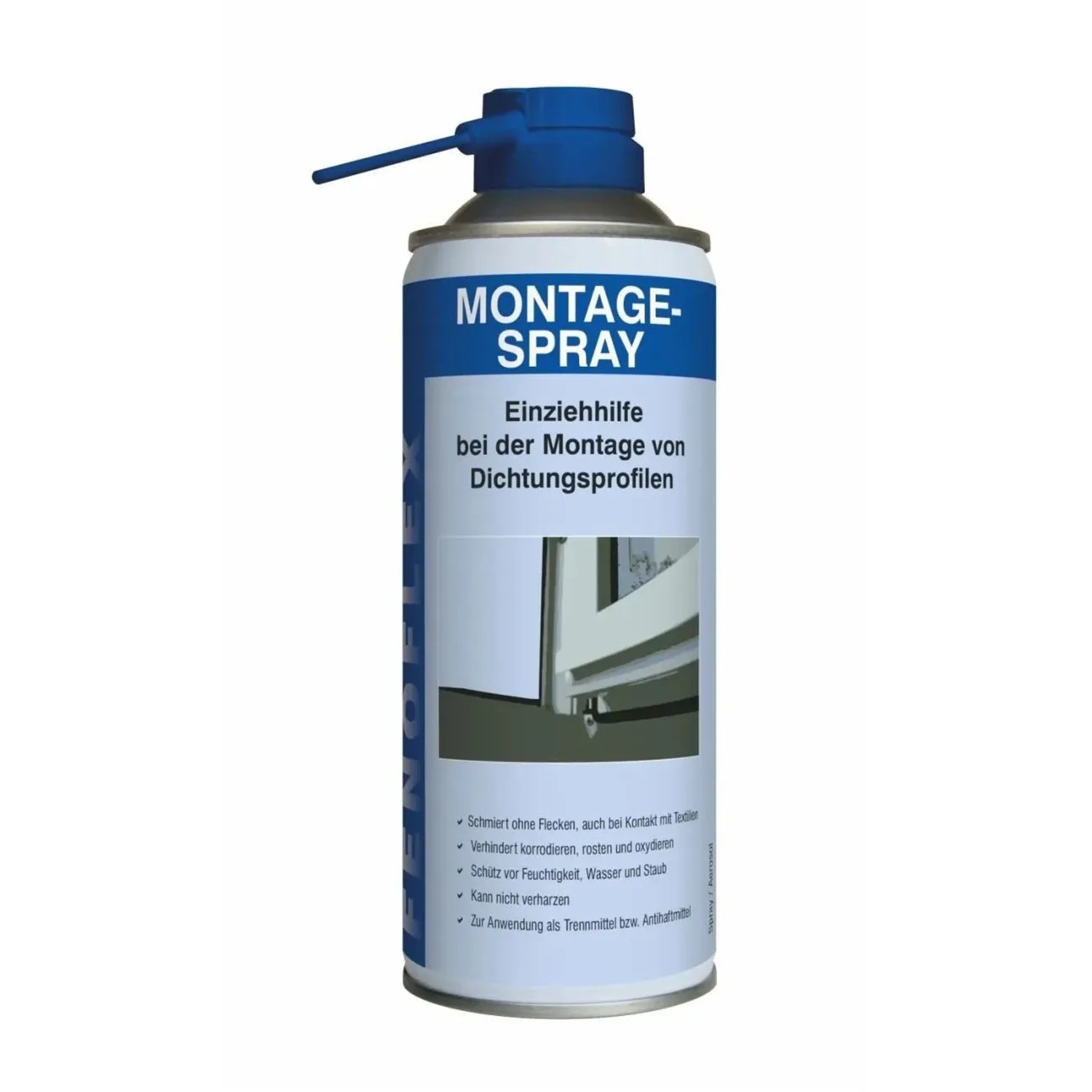 Fenoplast Fenoflex Montagespray 400 ml Spraydose Metall Silber