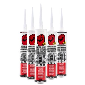 BigDean By Beorol 5x Universal Silikon Transparent Premium Bausilikon 280 ml