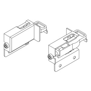 SOTECH Schrankaufhänger (1 Paar) mit 3D Verstellung für Küchenschränke, Spaxversion.