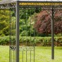 Eleo Rankgitter Lily unbeschichtet am Pavillon, Zubehör für Lauben und Pavillons.