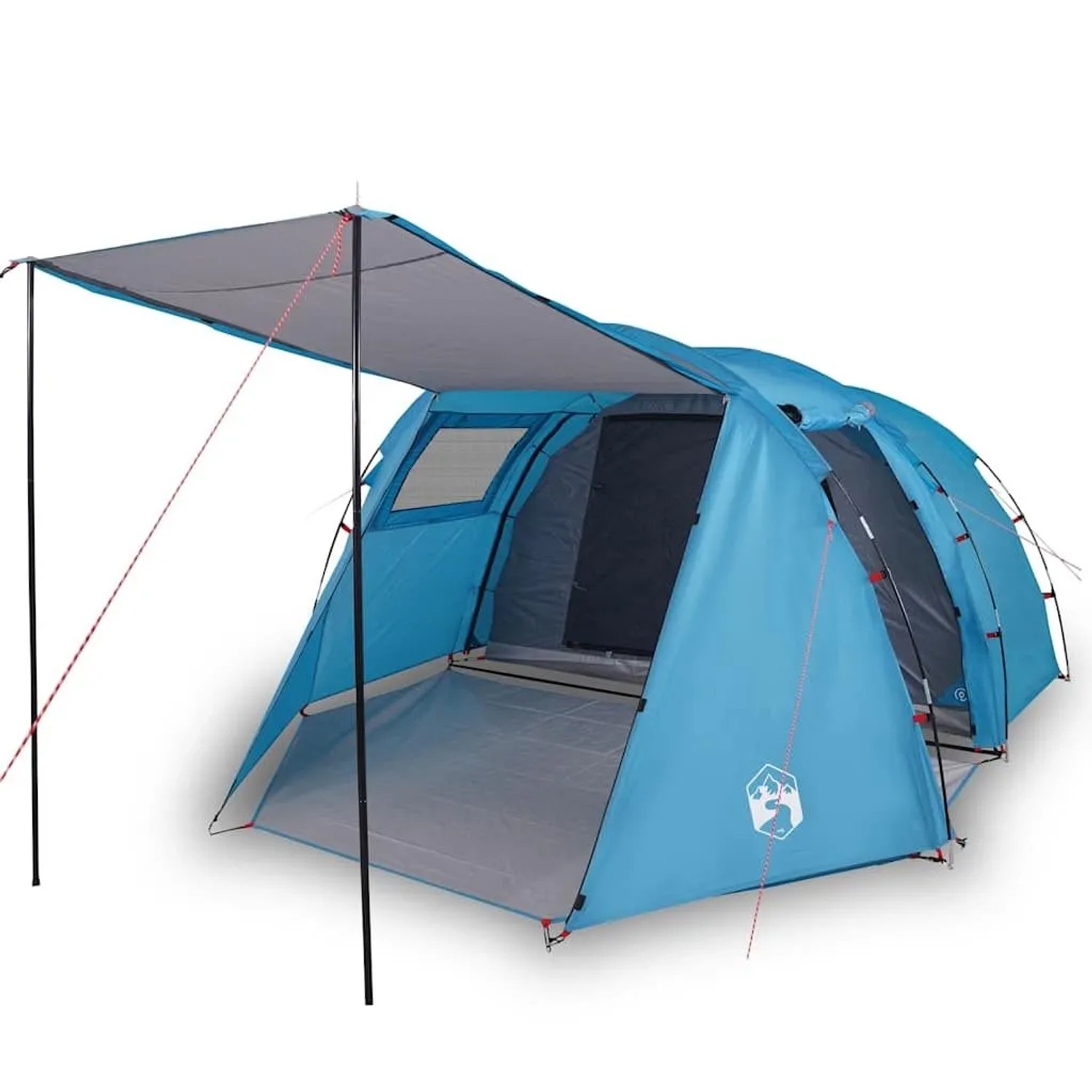 Furnicato Campingzelt Tunnel Blau 420 X 260 X 153 Cm 4 Personen