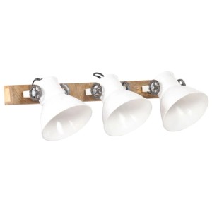vidaXL Wandlampe Industriestil Weiß 65x25 cm E27 320517