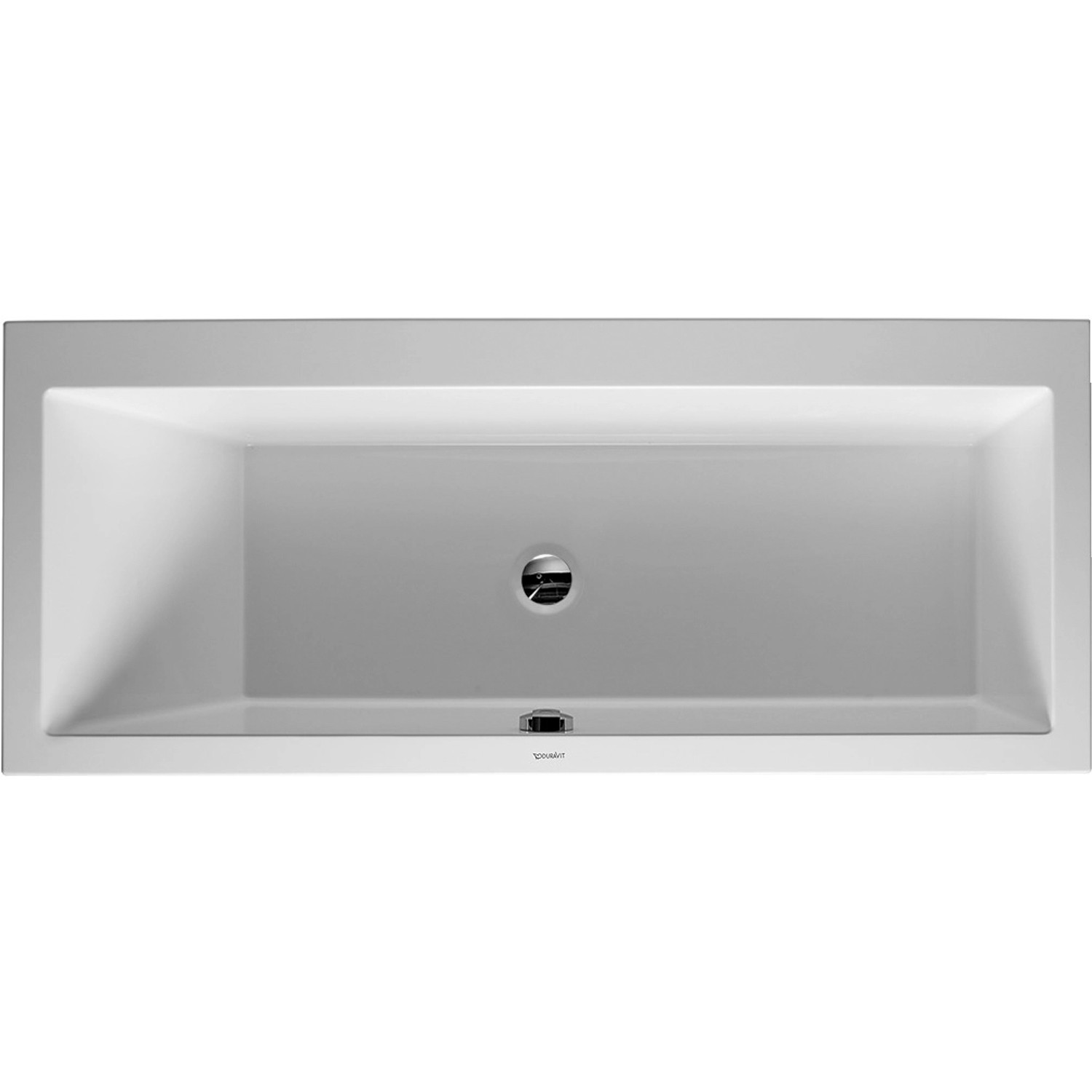 Duravit Badewanne Starck 170 cm x 75 cm Einbauversion Rückenschräge links Weiß